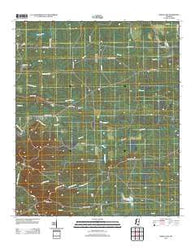 Barge Lake Mississippi Historical topographic map, 1:24000 scale, 7.5 X 7.5 Minute, Year 2012
