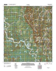 Basin Mississippi Historical topographic map, 1:24000 scale, 7.5 X 7.5 Minute, Year 2012