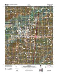Batesville Mississippi Historical topographic map, 1:24000 scale, 7.5 X 7.5 Minute, Year 2012
