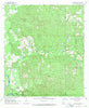 Baxterville SW Mississippi Historical topographic map, 1:24000 scale, 7.5 X 7.5 Minute, Year 1969