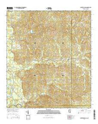 Baxterville SW Mississippi Current topographic map, 1:24000 scale, 7.5 X 7.5 Minute, Year 2015