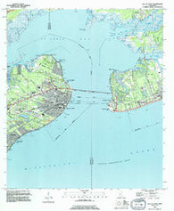 Bay St. Louis Mississippi Historical topographic map, 1:24000 scale, 7.5 X 7.5 Minute, Year 1993