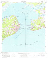 Bay St. Louis Mississippi Historical topographic map, 1:24000 scale, 7.5 X 7.5 Minute, Year 1956