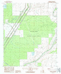 Bayland Se Mississippi Historical topographic map, 1:24000 scale, 7.5 X 7.5 Minute, Year 1988