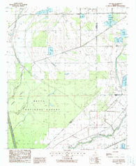 Bayland Mississippi Historical topographic map, 1:24000 scale, 7.5 X 7.5 Minute, Year 1988