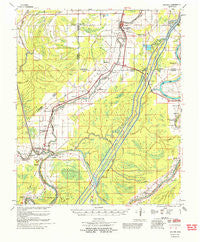 Bayland Mississippi Historical topographic map, 1:62500 scale, 15 X 15 Minute, Year 1961