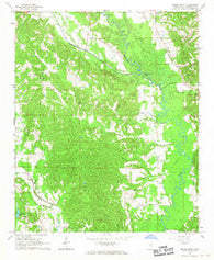 Beans Ferry Mississippi Historical topographic map, 1:24000 scale, 7.5 X 7.5 Minute, Year 1966