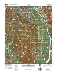 Beans Ferry Mississippi Historical topographic map, 1:24000 scale, 7.5 X 7.5 Minute, Year 2012
