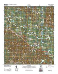 Beaumont Mississippi Historical topographic map, 1:24000 scale, 7.5 X 7.5 Minute, Year 2012