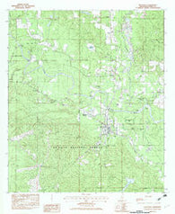 Beaumont Mississippi Historical topographic map, 1:24000 scale, 7.5 X 7.5 Minute, Year 1982