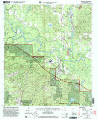 Beaumont Mississippi Historical topographic map, 1:24000 scale, 7.5 X 7.5 Minute, Year 2000