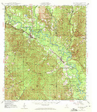 Beaumont Mississippi Historical topographic map, 1:62500 scale, 15 X 15 Minute, Year 1947