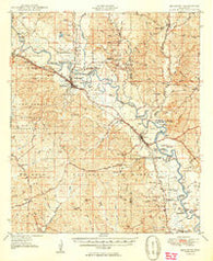 Beaumont Mississippi Historical topographic map, 1:62500 scale, 15 X 15 Minute, Year 1949