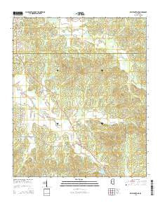 Bellefontaine Mississippi Current topographic map, 1:24000 scale, 7.5 X 7.5 Minute, Year 2015