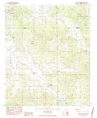 Bellefontaine Mississippi Historical topographic map, 1:24000 scale, 7.5 X 7.5 Minute, Year 1983