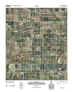 Bellewood Mississippi Historical topographic map, 1:24000 scale, 7.5 X 7.5 Minute, Year 2012