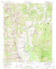 Belmont Mississippi Historical topographic map, 1:24000 scale, 7.5 X 7.5 Minute, Year 1950