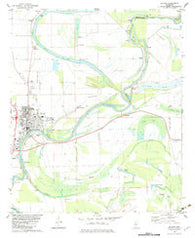 Belzoni Mississippi Historical topographic map, 1:24000 scale, 7.5 X 7.5 Minute, Year 1982