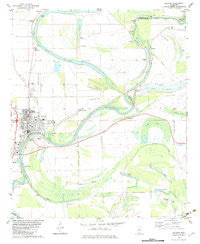 Belzoni Mississippi Historical topographic map, 1:24000 scale, 7.5 X 7.5 Minute, Year 1982