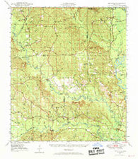 Benndale Mississippi Historical topographic map, 1:62500 scale, 15 X 15 Minute, Year 1947