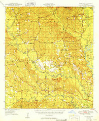 Benndale Mississippi Historical topographic map, 1:62500 scale, 15 X 15 Minute, Year 1949