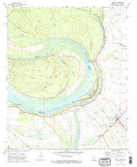 Benoit Mississippi Historical topographic map, 1:24000 scale, 7.5 X 7.5 Minute, Year 1972