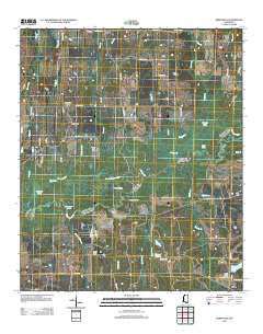 Berryville Mississippi Historical topographic map, 1:24000 scale, 7.5 X 7.5 Minute, Year 2012