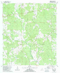 Berwick Mississippi Historical topographic map, 1:24000 scale, 7.5 X 7.5 Minute, Year 1988