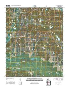 Bethlehem Mississippi Historical topographic map, 1:24000 scale, 7.5 X 7.5 Minute, Year 2012