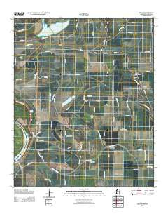 Beulah Mississippi Historical topographic map, 1:24000 scale, 7.5 X 7.5 Minute, Year 2012
