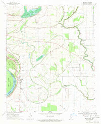 Beulah Mississippi Historical topographic map, 1:24000 scale, 7.5 X 7.5 Minute, Year 1969