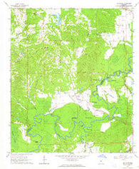 Big Black Mississippi Historical topographic map, 1:24000 scale, 7.5 X 7.5 Minute, Year 1963
