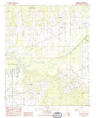 Big Creek Mississippi Historical topographic map, 1:24000 scale, 7.5 X 7.5 Minute, Year 1983