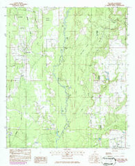 Big Point Mississippi Historical topographic map, 1:24000 scale, 7.5 X 7.5 Minute, Year 1982