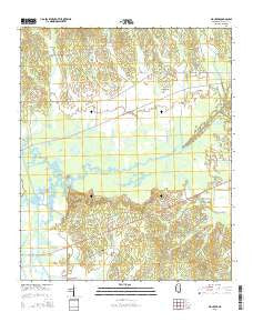 Big Creek Mississippi Current topographic map, 1:24000 scale, 7.5 X 7.5 Minute, Year 2015