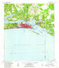 Biloxi Mississippi Historical topographic map, 1:62500 scale, 15 X 15 Minute, Year 1954