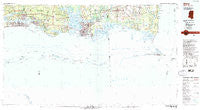 Biloxi Mississippi Historical topographic map, 1:100000 scale, 30 X 60 Minute, Year 1982