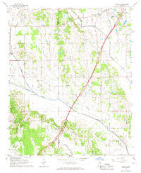 Bissell Mississippi Historical topographic map, 1:24000 scale, 7.5 X 7.5 Minute, Year 1966