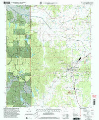 Blue Mountain Mississippi Historical topographic map, 1:24000 scale, 7.5 X 7.5 Minute, Year 2000