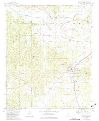 Blue Mountain Mississippi Historical topographic map, 1:24000 scale, 7.5 X 7.5 Minute, Year 1982