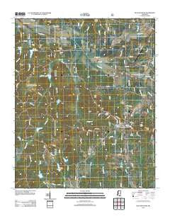 Blue Mountain Mississippi Historical topographic map, 1:24000 scale, 7.5 X 7.5 Minute, Year 2012