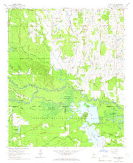 Bluff Lake Mississippi Historical topographic map, 1:24000 scale, 7.5 X 7.5 Minute, Year 1965
