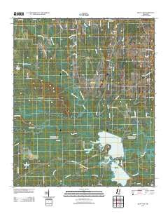 Bluff Lake Mississippi Historical topographic map, 1:24000 scale, 7.5 X 7.5 Minute, Year 2012