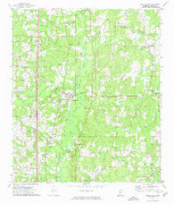 Bogue Chitto Mississippi Historical topographic map, 1:24000 scale, 7.5 X 7.5 Minute, Year 1972