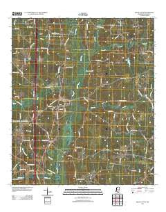Bogue Chitto Mississippi Historical topographic map, 1:24000 scale, 7.5 X 7.5 Minute, Year 2012