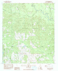 Bond Pond Mississippi Historical topographic map, 1:24000 scale, 7.5 X 7.5 Minute, Year 1983