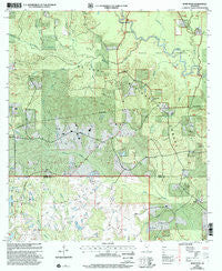 Bond Pond Mississippi Historical topographic map, 1:24000 scale, 7.5 X 7.5 Minute, Year 2000