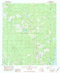 Bond Mississippi Historical topographic map, 1:24000 scale, 7.5 X 7.5 Minute, Year 1983