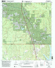 Bond Mississippi Historical topographic map, 1:24000 scale, 7.5 X 7.5 Minute, Year 2000