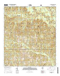 Bond Pond Mississippi Current topographic map, 1:24000 scale, 7.5 X 7.5 Minute, Year 2015